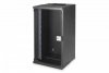 Digitus Szafa sieciowa wisząca 10 cali 12U, SOHO PRO 595 x 315 x 300 mm, nośność 60kg, drzwi szyba, niezłożona, Czarna